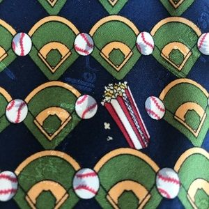 Nicole Miller 1995 Baseball Tie
